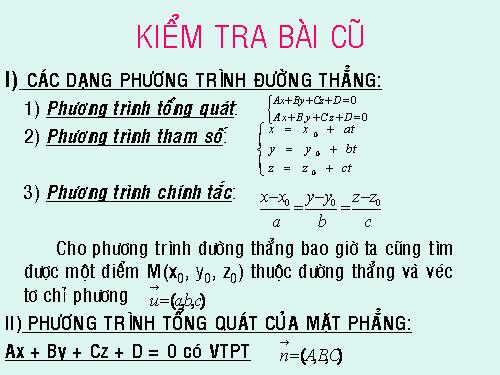 bài 7.Vị trí tương đối của các đường thẳng và mặt phẳng