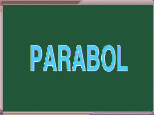 Bài tập Parapol