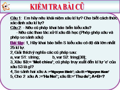 Bài 12. Kiểu xâu