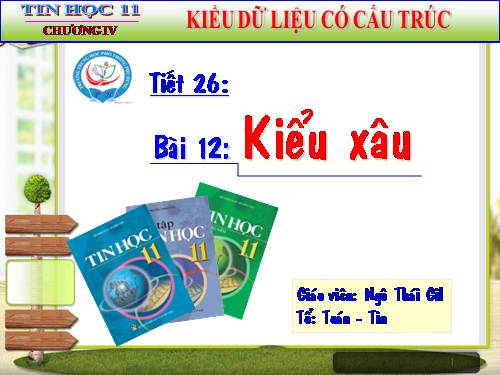 Bài 12. Kiểu xâu