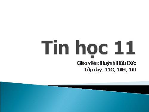 Bài 7. Các thủ tục chuẩn vào/ra đơn giản