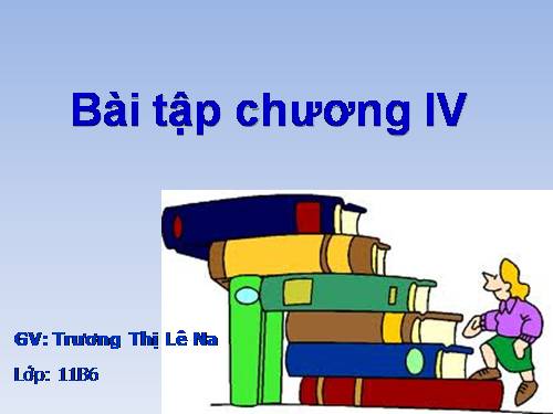 Bài tập chương IV