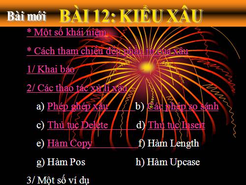 Bài 12. Kiểu xâu