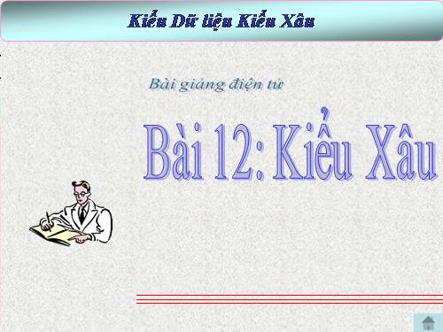 Bài 12. Kiểu xâu