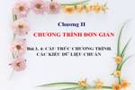 Bài 3. Cấu trúc chương trình