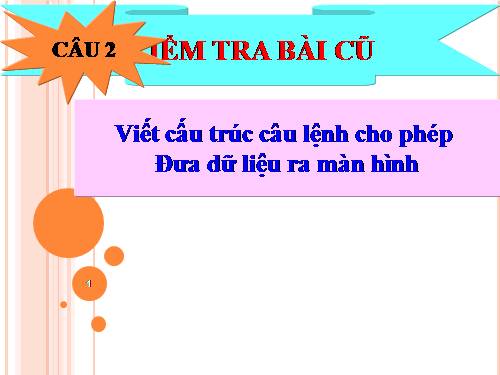 Bài 9. Cấu trúc rẽ nhánh