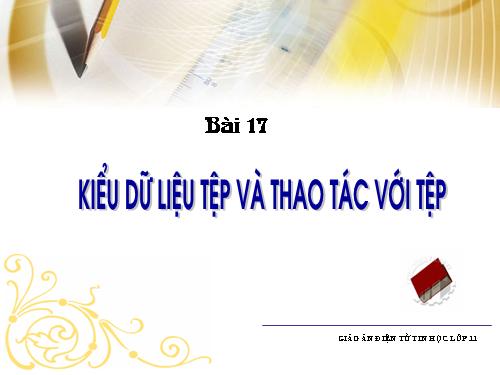 Bài 17. Chương trình con và phân loại