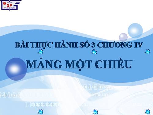 Bài tập và thực hành 3