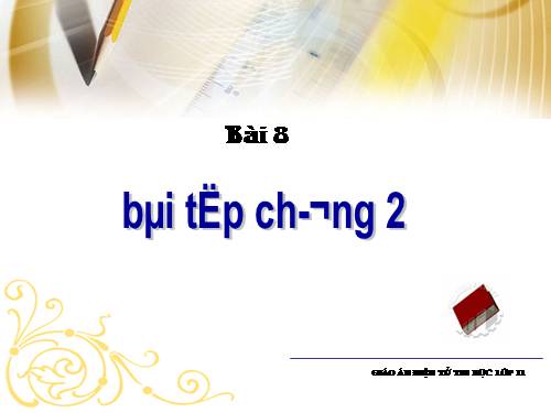 Bài tập chương 2