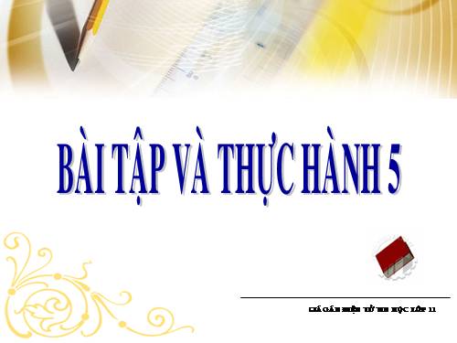 Bài tập và thực hành 5