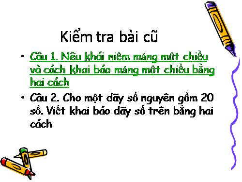 Bài 11. Kiểu mảng