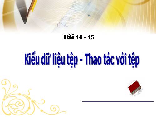 Bài 14. Kiểu dữ liệu tệp