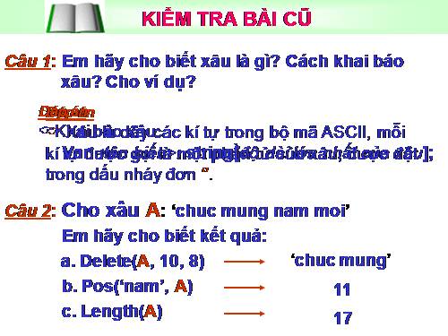 Bài 12. Kiểu xâu