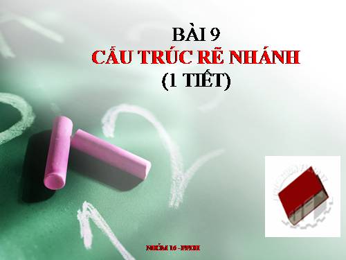 Bài 9. Cấu trúc rẽ nhánh