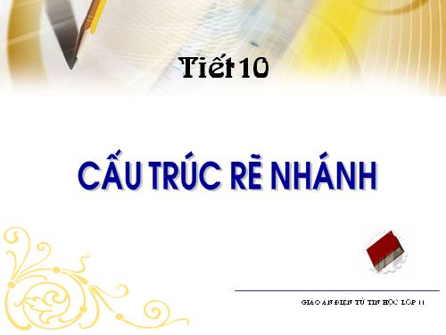 Bài 9. Cấu trúc rẽ nhánh