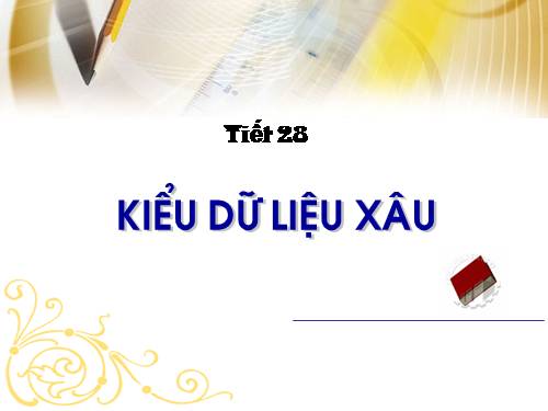 Bài 12. Kiểu xâu