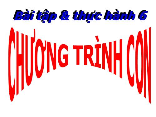 Bài tập và thực hành 6