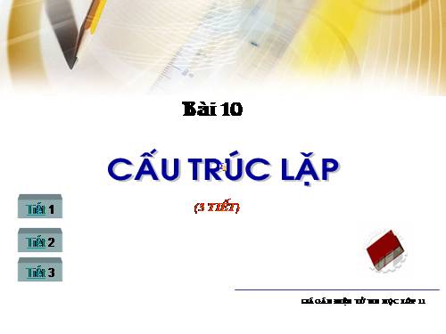 Bài 10. Cấu trúc lặp