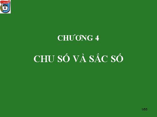 Lý thuyết đồ thị - Bài 6: Chu số và Sắc số