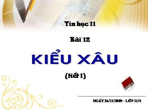 Bài 12. Kiểu xâu