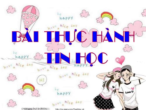 Bài thực hành Tin học ('Âm nhạc')