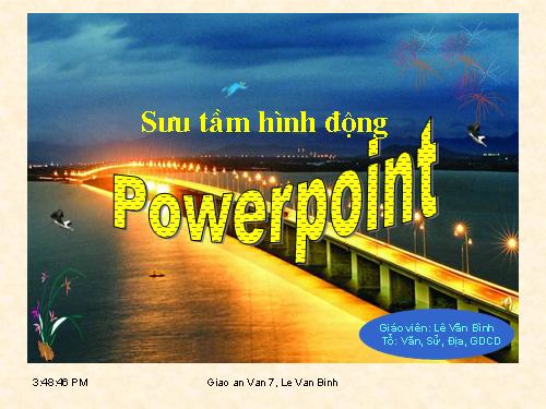 Bo suu tam hinh anh cho Powerpoint