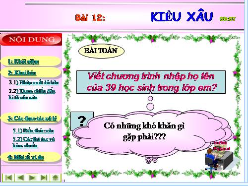 Bài 12. Kiểu xâu