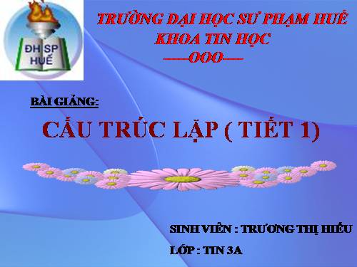 Bài 10. Cấu trúc lặp