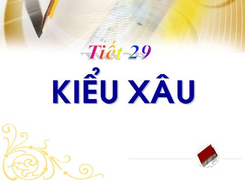 Bài 12. Kiểu xâu