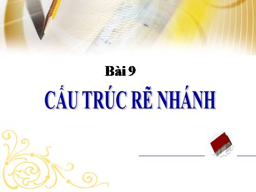 Bài 9. Cấu trúc rẽ nhánh