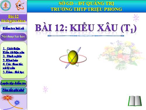 Bài 12. Kiểu xâu