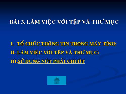 Nghề tin học văn phòng BÀI 3