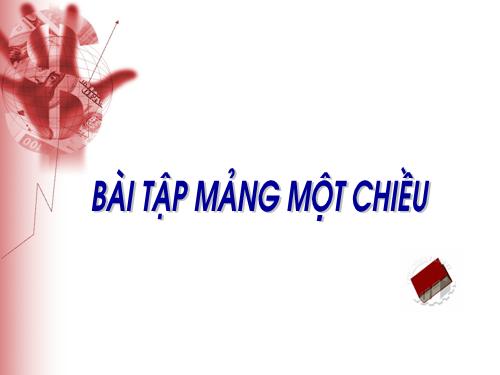 Bài 11. Kiểu mảng