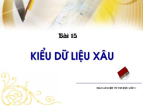 Bài 12. Kiểu xâu