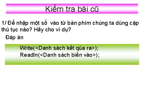 Bài 9. Cấu trúc rẽ nhánh