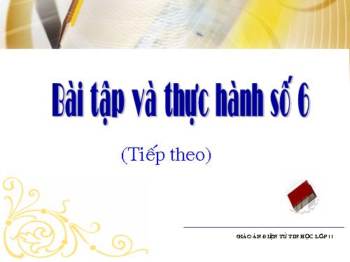 Bài tập và thực hành 6