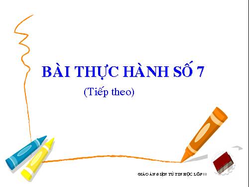 Bài tập và thực hành 7