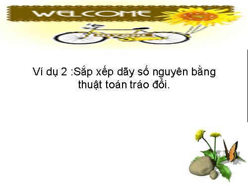 Ví dụ 2 bài 11. kiểu bảng