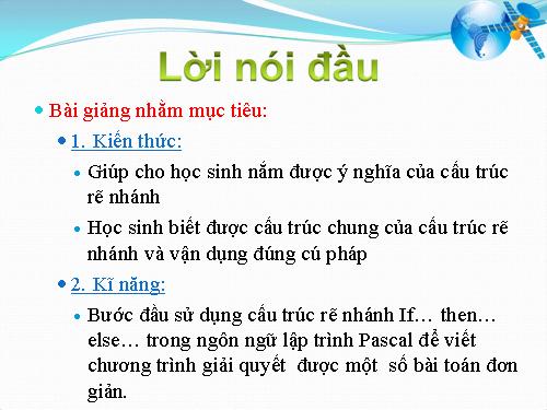 Bài 9. Cấu trúc rẽ nhánh