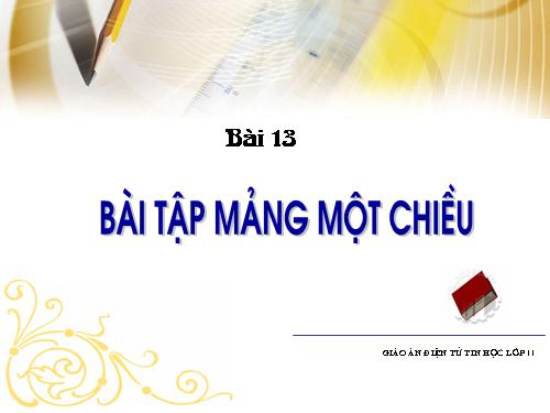 Bài 11. Kiểu mảng