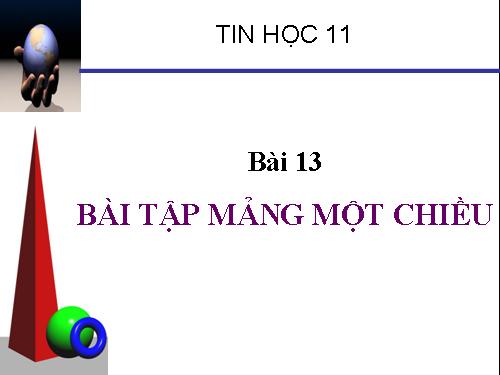 Bài 11. Kiểu mảng