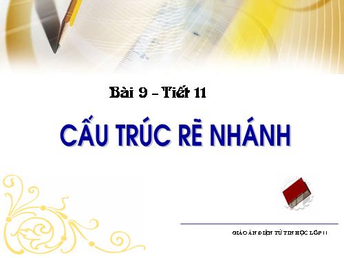 Bài 9. Cấu trúc rẽ nhánh