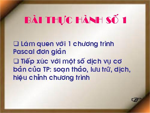 Bài tập và thực hành 1