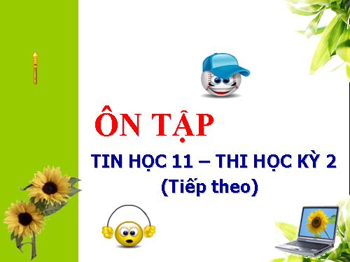 Ôn tập thi Học kì II (tiếp theo)