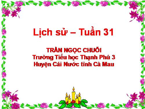 Bài 27. Nhà Nguyễn thành lập