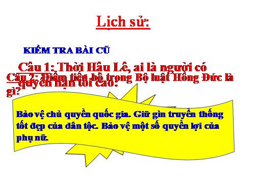 Bài 18. Trường học thời Hậu Lê