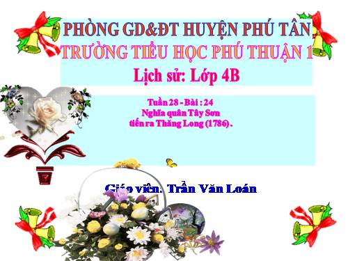 Bài 24. Nghĩa quân Tây Sơn tiến ra Thăng Long (Năm 1786)