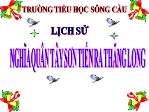 Bài 24. Nghĩa quân Tây Sơn tiến ra Thăng Long (Năm 1786)