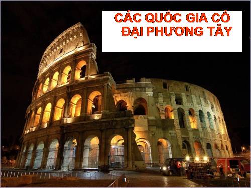 Bài 5. Các quốc gia cổ đại Phương Tây