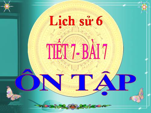 Bài 7. Ôn tập